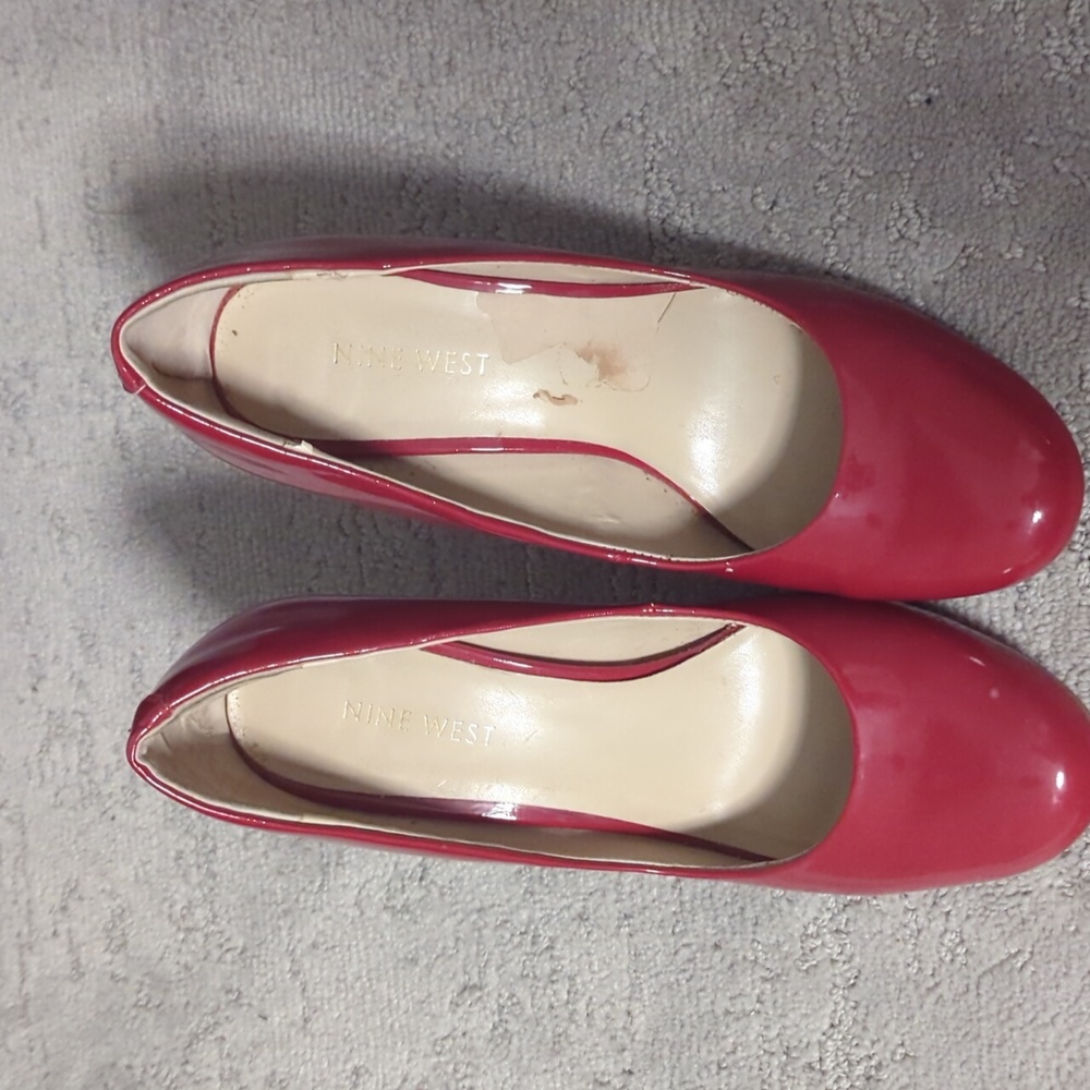 Nine West Strength Red Heels 7
